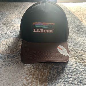 Men’s LL Bean Trucker Hat Brown NWT